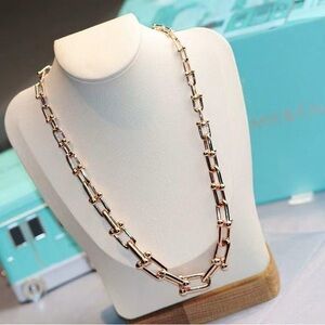 Elegant Gold Chain Necklace Hardwear Gold Plated